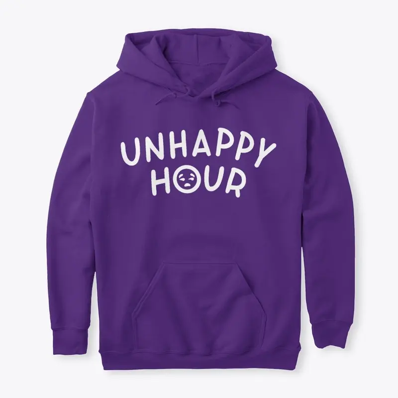 Unhappy Hour White Logo